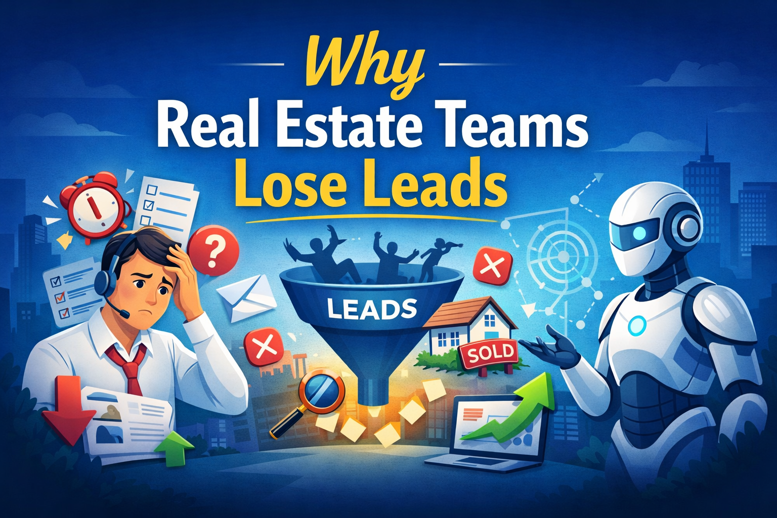 Why Real Estate Teams Lose Leads - AI Lead Management for Real Estate
